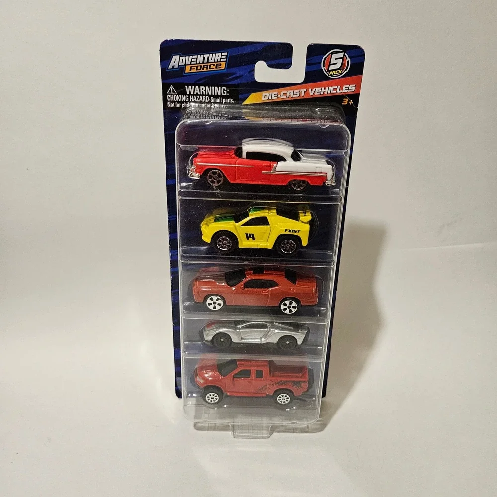 Adventure Force 5 Pack Die-Cast Vehicles Set Cars and Trucks 1:64 Scale New